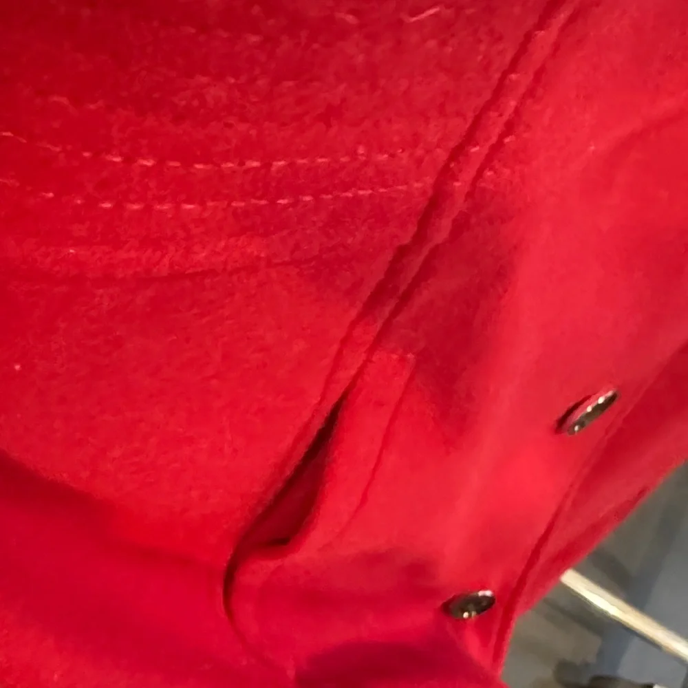 Tommy Hilfiger Red Trench Coat - Picture 8 of 8